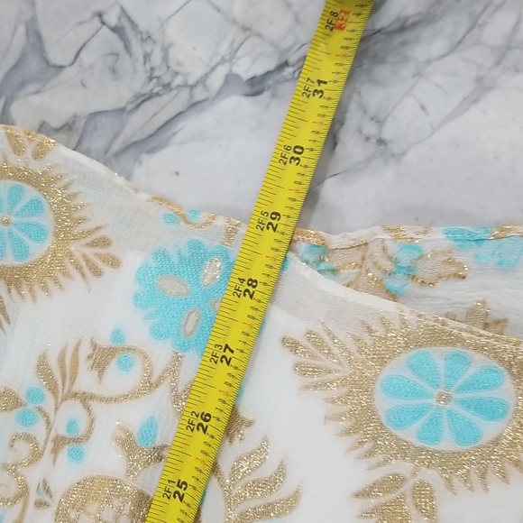 NWT Milly of New York mini dress, size 6, low back spaghetti strap, metallic - Picture 13 of 16